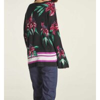 Druckpullover, schwarz-bunt