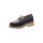 Cowhide velours loafer, navy-grey