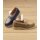 Cowhide velours loafer, navy-grey