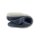 Rind-Nubukleder-Slipper, jeansblau