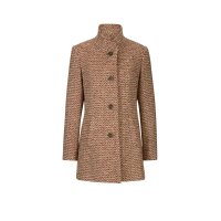 Designer-Outdoorjacke, camel-rostrot