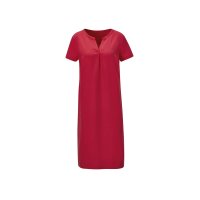 Lyocell linen dress, red