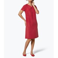 Lyocell linen dress, red