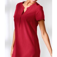 Lyocell linen dress, red