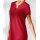 Lyocell linen dress, red