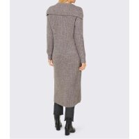 Knit coat, stone grey - blend