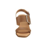 Rind-Nappaleder-Sandalette, cognac