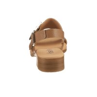 Rind-Nappaleder-Sandalette, cognac