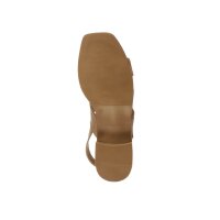 Rind-Nappaleder-Sandalette, cognac