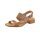 Rind-Nappaleder-Sandalette, cognac