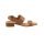 Rind-Nappaleder-Sandalette, cognac