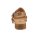Rind-Nappaleder-Sandalette, cognac