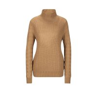 Designer-Stehkragenpullover, camel