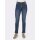 Jeans with belt, blue-bleached
