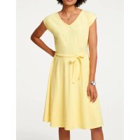 Designer-Jerseykleid, zitrone