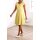 Designer-Jerseykleid, zitrone