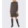 Designer-Druckkleid, eisblau-schwarz-rot