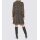 Designer-Druckkleid, eisblau-schwarz-rot