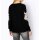 Designer-Pullover m. Spitze, schwarz
