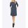 Dress, navy-smoke blue-pattern