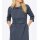 Dress, navy-smoke blue-pattern