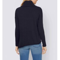 Oversizeowy sweter, granatowy