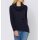 Oversizeowy sweter, granatowy