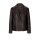 Lamb nappa blazer, brown