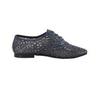 Lace up shoe, blue