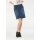 Denim skirt with embroidery, blue used