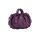 Handtasche m. Flechtbesatz, traube