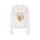 Designer-Pullover m.Folien-Druck, ecru