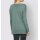 Designer-Pullover m. Applikation, jade