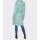Quilt coat with hood, chalk mint