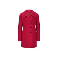 Designer-Woll-Longjacke, rot