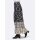 Flounce skirt, black-smoke blue