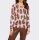 Cut-out sweater, rosé-chocolate