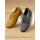 Buty sznurowane ze skóry welurowej bydlęcej, żółte