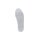 Rind-Leder-Slipper, weiß-silber