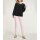Chiffonbluse m. Perlen-Stickerei, schwarz