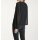 Chiffonbluse m. Perlen-Stickerei, schwarz