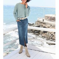 Rind-Veloursleder-Stiefel, beige