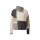 Patch design sweater, beige-grey