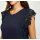 Jersey shirt with lace, navy