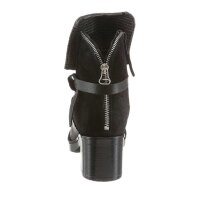 Velours bootie, black