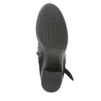 Velours bootie, black