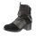 Velours bootie, black