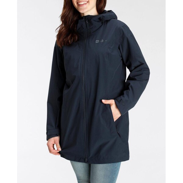 Marken-Funktionsparka "SOLAIA", night blue