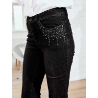 Designer-Push-up-Jeans, graphit denim