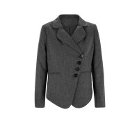 Designer-Blazer, anthrazit-meliert